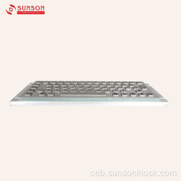 Waterproof Metal Keyboard nga adunay Touch Pad